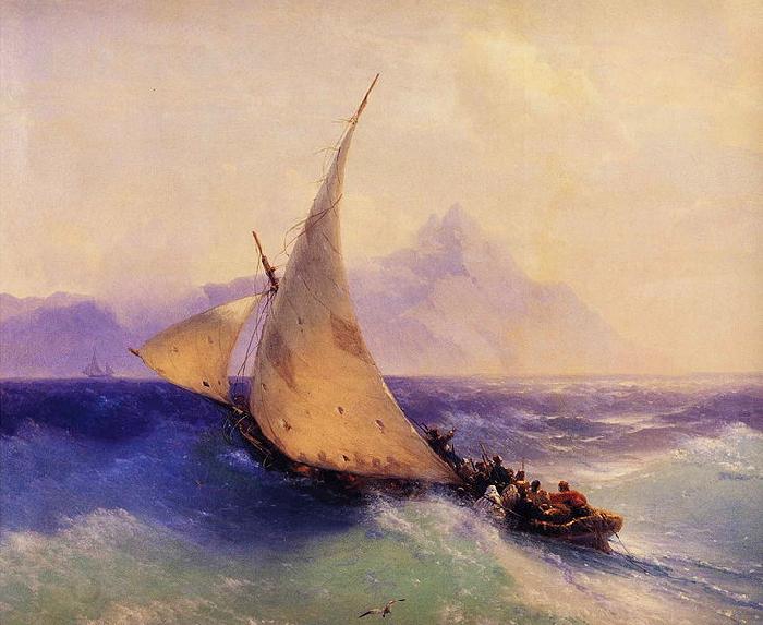 Ivan Aivazovsky Rescue at Sea